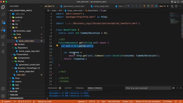 Exception Handling with API calls in Flutter | Handling exceptions смотреть онлайн