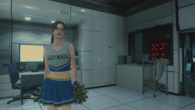 Resident Evil 2 Remake Мод Клэр Чирлидерша смотреть онлайн