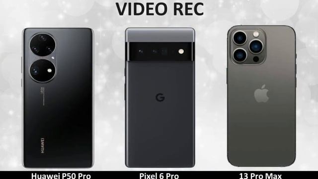 Google Pixel 6 Pro Vs iPhone 13 Pro MAX Vs Huawei P50 PRO смотреть онлайн