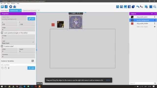 GDevelop Puzzles tutorial part 1 смотреть онлайн