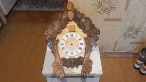 Часы Маяк с кукушкой «Глухари».  Сердобский завод 197 .?. Реставрация и восстановление боя и голосо