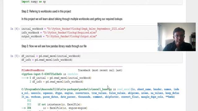 V-Lookup in Python using pandas- Financial Analysis смотреть онлайн