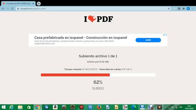 Convertir PDF a WORD con Ilovepdf смотреть онлайн