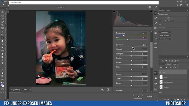 How to FIX DARK PHOTOS in Photoshop CC | Save Underexposed Images Tutorial смотреть онлайн