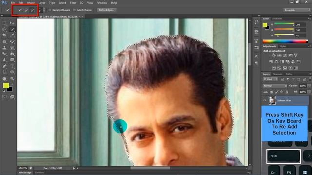 How to Remove Background From Any Image By Quick Selection Tool In Photoshop смотреть онлайн