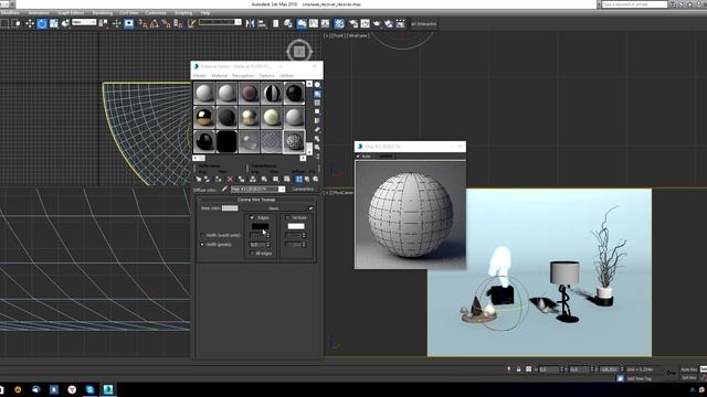 Рендер сетки в Corona Renderer. 3MAX. CORONA RENDERER