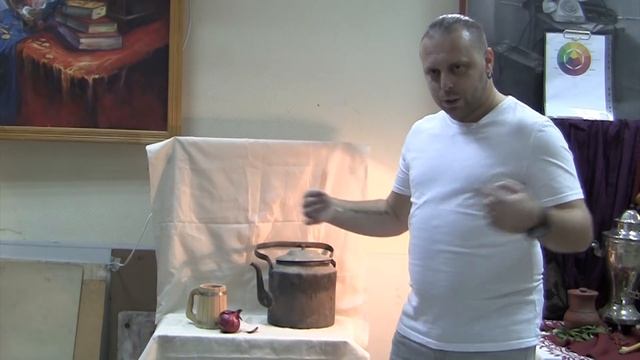 Компоновка и построение натюрморта для живописи. 1 часть смотреть онлайн