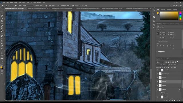 My Entry To Benny's Spooky Edit War 2021! | Halloween Photoshop Art