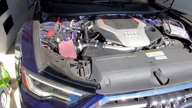 C8 S6 2.9TT RocEuro Intake static revs and start смотреть онлайн