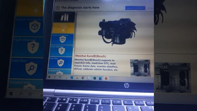 User manual for Weichai engine by Diagsmart app смотреть онлайн
