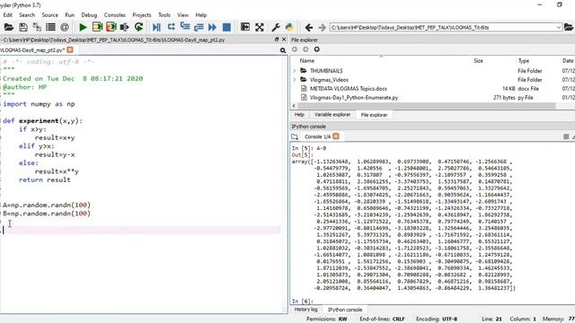Day8 VLOGMAS Python Map with Self-defined Functions смотреть онлайн