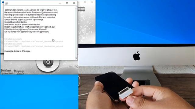 iCloud Bypass - iOS 7.1.2 - Apple iPhone 4 смотреть онлайн