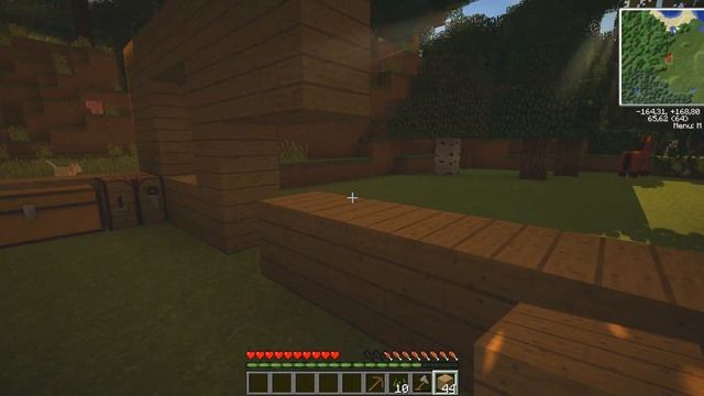 Осенние похождения в Minecraft! #1 (/time set 9000) смотреть онлайн