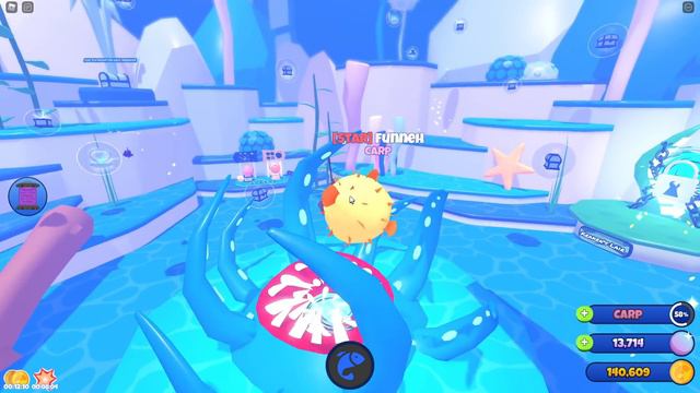 Turning into a FISH in Roblox! смотреть онлайн