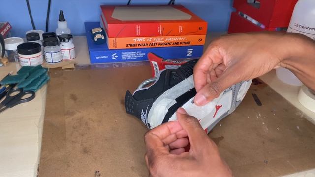 Air Jordan 4 Bred Complete Restoration