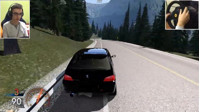 OTOBAN FARESİ !! PEUGEOT 106 MOD GEZİNTİ !! ASSETTO CORSA T300RS смотреть онлайн