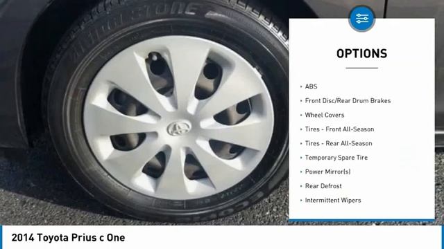 2014 Toyota Prius c 9582A смотреть онлайн