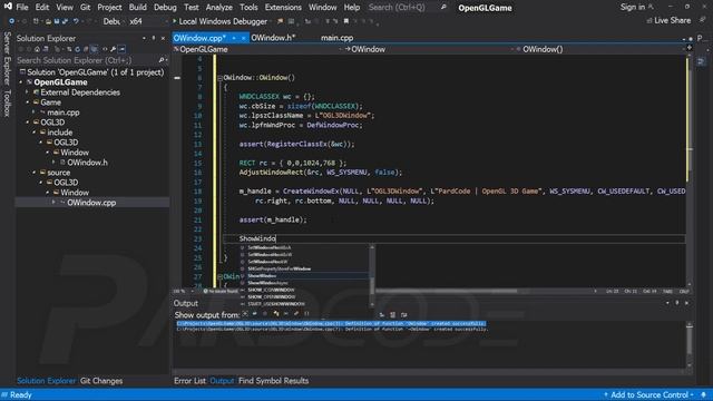 C++ OpenGL 3D Game Tutorial 1: Making the Window with Win32 API смотреть онлайн