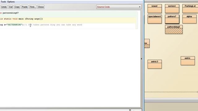 HOW TO PRINT WORDS IN JAVA PATTERN STYLE смотреть онлайн