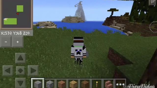 Minecraft PE 0.11.1 Mini Map Mod! смотреть онлайн