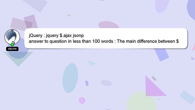 jQuery : jquery $.ajax jsonp смотреть онлайн