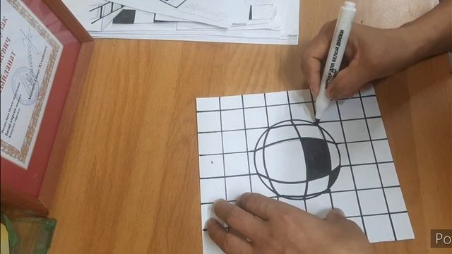 3dрисунок. ( ШАРИК ) Самый простой и лёгкий способ нарисовать 3dрисунки. смотреть онлайн