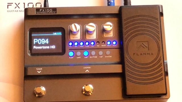 Flamma FX 100 All Effects Presets Through Bass смотреть онлайн