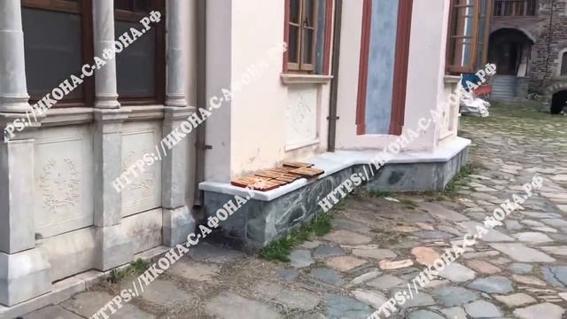 Видео подтверждение факта освящения на Афоне в Иверском монастыре Икон (Иверских) смотреть онлайн