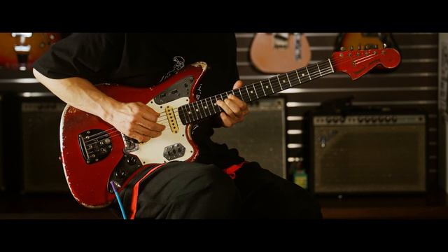 FENDER 1964 Jaguar Candy Apple Red "B Neck" смотреть онлайн
