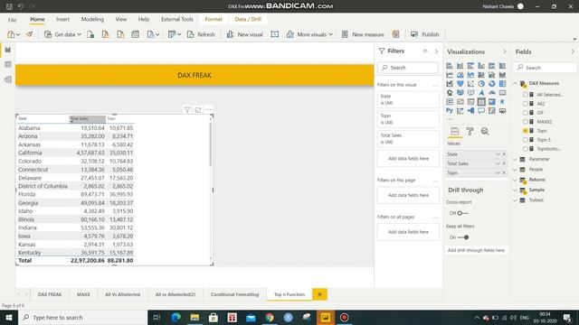 DAX Tutorial - Top n Function смотреть онлайн