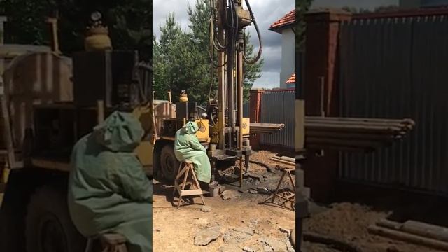 Бурение скважины на глубокий песок. смотреть онлайн