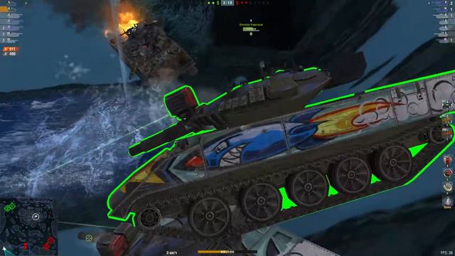 Баги WoT Blitz ⚑ Два Шеридана застряли под водопадом ⚑ Режим Гравитация смотреть онлайн