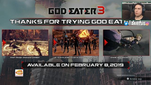 ENFRENTANDO MONSTROS INSANOS EM GOD EATER 3! ANIME + MONSTER HUNTER? смотреть онлайн