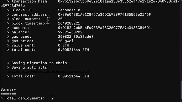 Deploy Truffle Solidity smart contract with Ganache смотреть онлайн