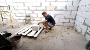 РАЗРУШИЛ И ПОСТРОИЛ,ПРИСТРОЕК 15 М2 ИЗ ГАЗОБЛОКОВ ЗА ЛЕТО