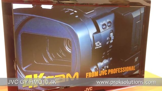 JVC 4K Camera GY-HMQ10 - CES 2013 смотреть онлайн