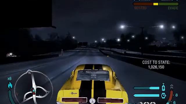 #2. NFS Carbon Ford Shelby GT500 ¨Police Chase 185 Cops" FAIL смотреть онлайн