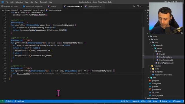 Build a CRUD Rest API with Kotlin, Postgres, Docker and docker compose смотреть онлайн