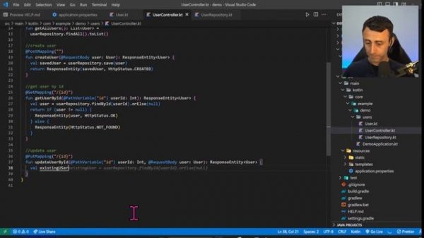 Build a CRUD Rest API with Kotlin, Postgres, Docker and docker compose