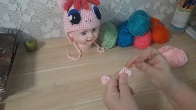 ЦВЕТОК КРЮЧКОМ / МАСТЕР КЛАСС №4 смотреть онлайн