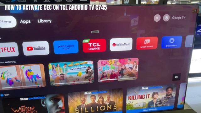 How to activate CEC on TCL Android TV C745 new 2023 смотреть онлайн