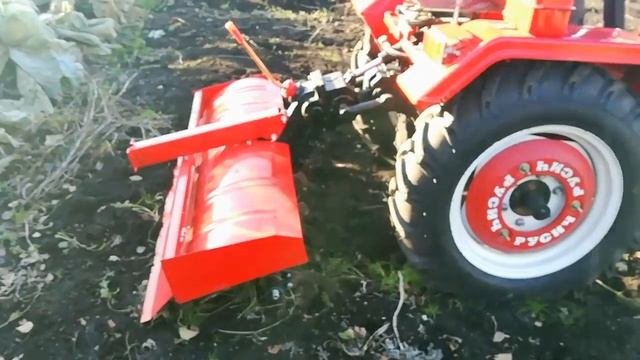 Минитрактор Русич Т-21 полный привод в работе!!! смотреть онлайн