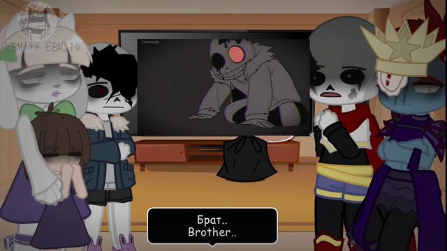 Horrortale react to... реакция хоррортейла на..rus/eng. смотреть онлайн