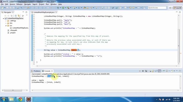 How to remove key and value from the LinkedHashMap? | LinkedHashMap (Remove) смотреть онлайн