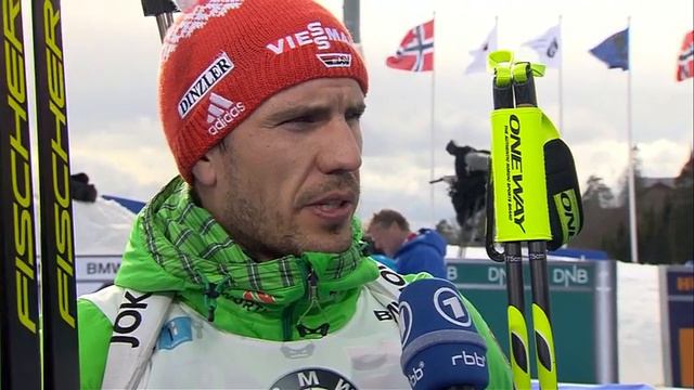 Holmenkollen-2017. Comments from Arnd Peiffer after masstart смотреть онлайн
