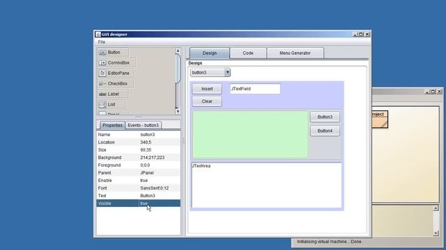 BlueJ - Simple GUI Designer Extension v. 1.0 смотреть онлайн