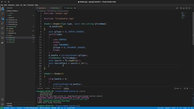 07 Beginner's OpenGL Compiling shaders смотреть онлайн