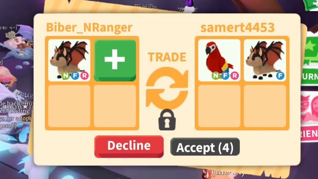 Trading Neon Bat Dragon (Roblox Adopt Me) смотреть онлайн