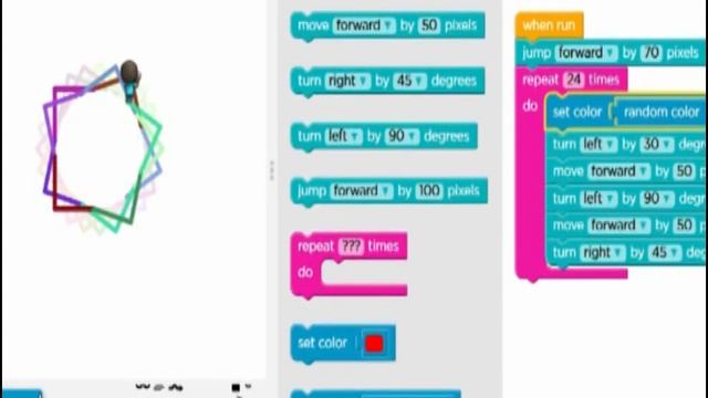 Code.org course 2 stage 7 puzzle 9 смотреть онлайн