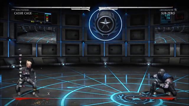 Mortal Kombat X Cassie Cage Instant Air Guns Hits Crouch Block смотреть онлайн